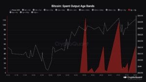 Bitcoin: Spent Output Age Bands